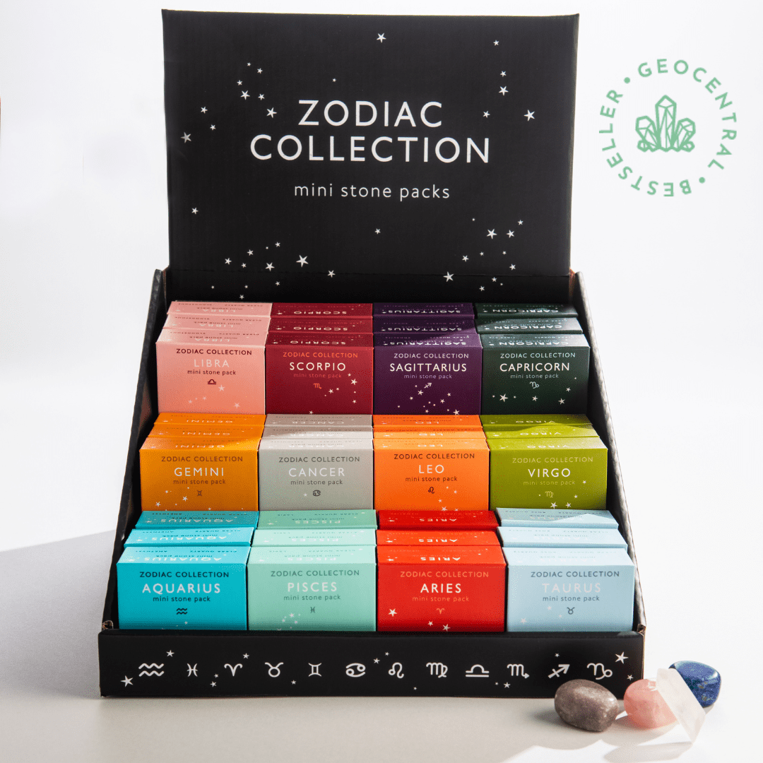  GeoCentral Zodiac: Mini Crystal Pack Assortment - Stocking Suffers!