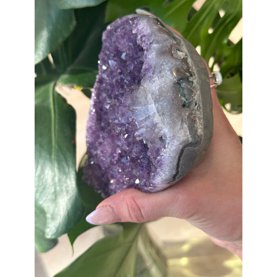 i_did Buy Polished Amethyst Free Form - 2 lbs 9 oz | Purple Amethyst Crystal | Healing Stone | Perfect Gift