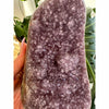 i_did Polished Amethyst Base | Raw Amethyst Crystal | Great Gift