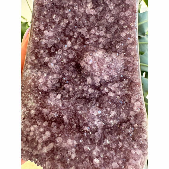 i_did Polished Amethyst Base | Raw Amethyst Crystal | Great Gift