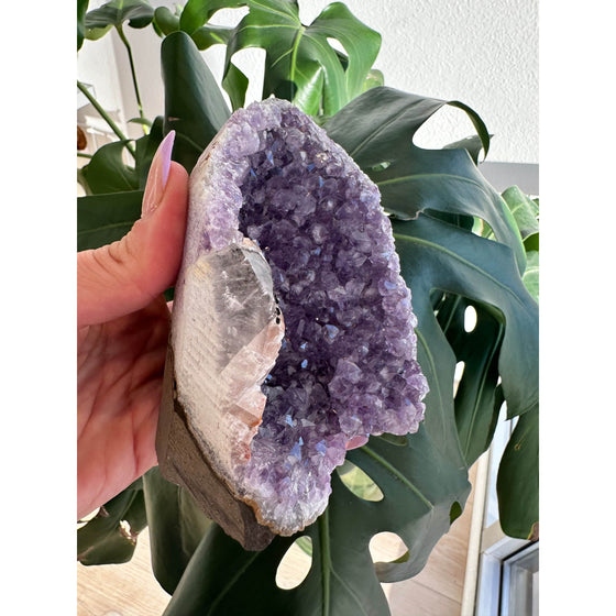 i_did Raw Amethyst Base 1 lb 11 oz | Purple amethyst | Amethyst base | Great gift