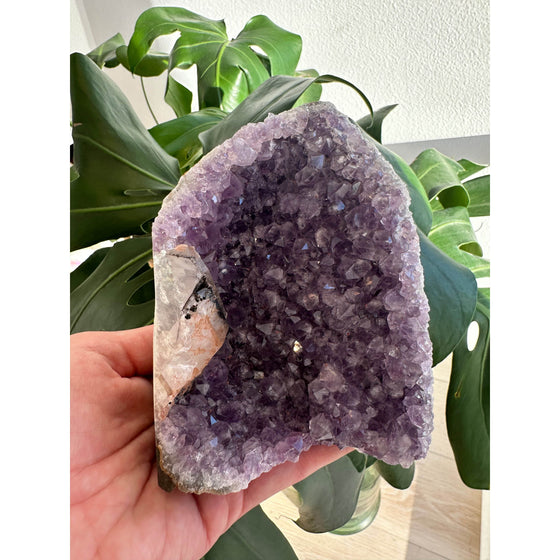 i_did Raw Amethyst Base 1 lb 11 oz | Purple amethyst | Amethyst base | Great gift