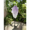 Melan Threads Amethyst on a Pin Stand | Natural Crystal on Metal Stand | Great Gift