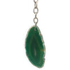 Melan Threads Key chains Green Agate Slice Key Chain | Natural Agate Keychain | Perfect Gift