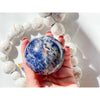 Melan Threads Sphere Large Lapis Lazuli Sphere