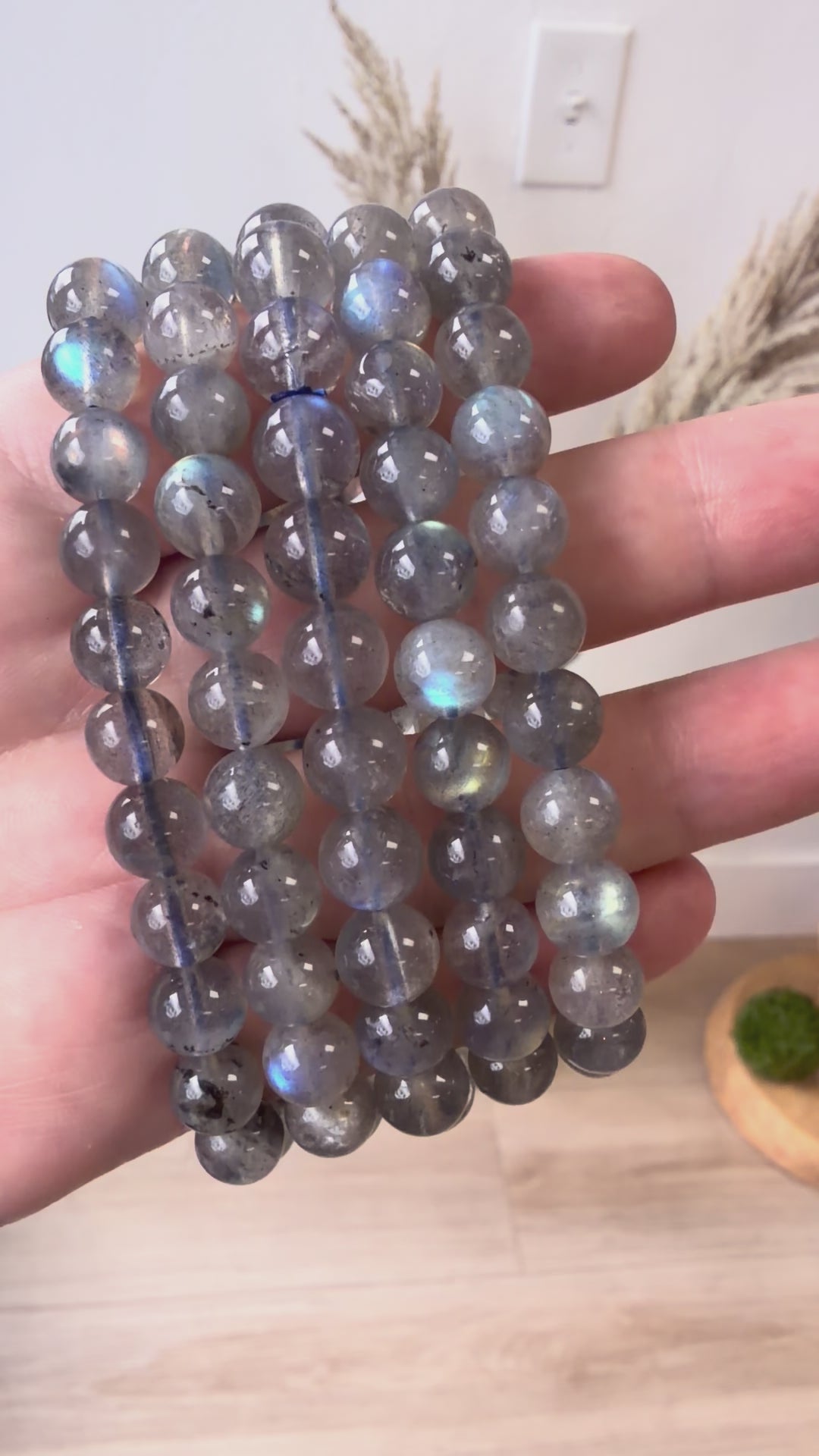 Labradorite (High Quality) 8mm Stretch Bracelet