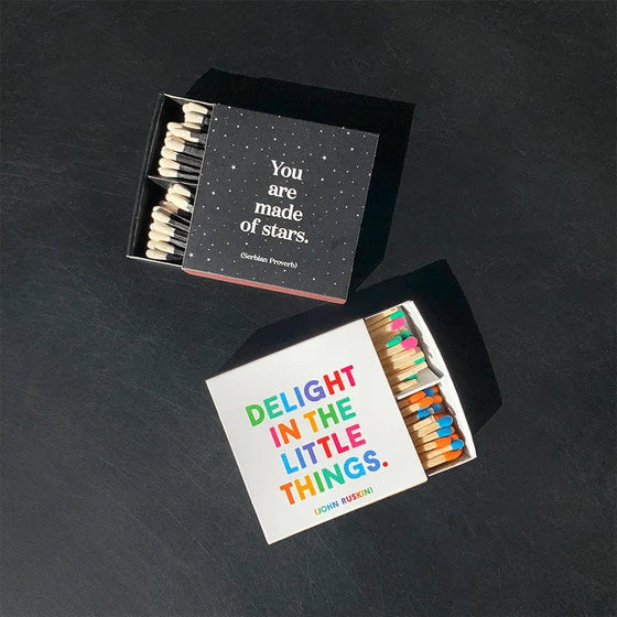 Quotable Matchboxes - May Your Journey Be Light (Proverb)