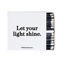  Quotable Matchboxes - X109 - Let Your Light Shine (Wilferd Peterson)