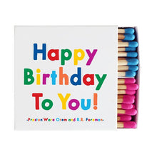  Quotable Matchboxes - X311 - Happy Birthday To You (Orem/Foreman)