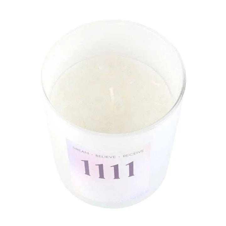 Something Different Wholesale 1111 Angel Number Crystal Chip Candle