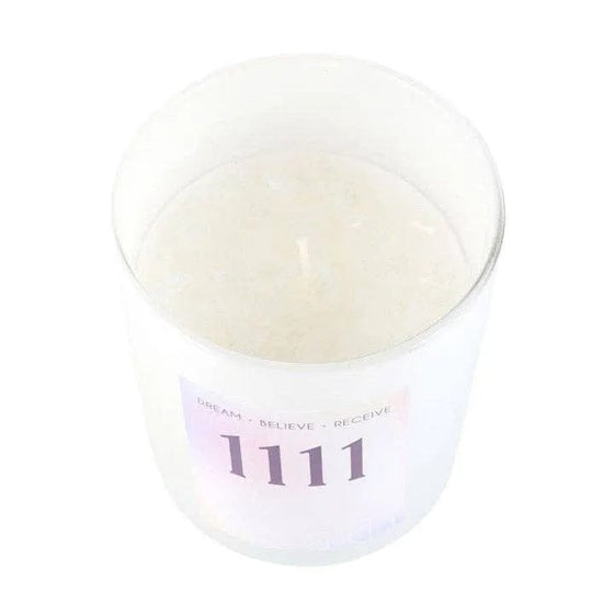 Something Different Wholesale 1111 Angel Number Crystal Chip Candle