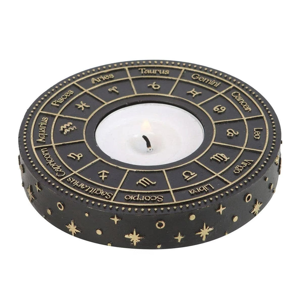 Something Different Wholesale Astrology Wheel Zodiac Tealight Candle Holder