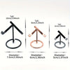 Metal Stand for Crystal Shapes / Specimens