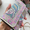 Umays Boho Cute Pink Wallet, Small Handmade Wallet, Boho Style Wallet