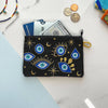 Umays Boho Cute Small Pouch, Fabric Coin Purse, Evil Eye Coin Purse