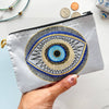 Umays Boho Evil Eye Pouch, Cute Coin Purse, Handmade Boho Coin Purse