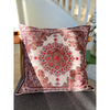 Umays Boho Floral Decorative Pillow Cover, Handmade Pillow Cases