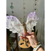 Unearthed Vibes Elegant Amethyst Wings on a Stand - Enhance Your Space with Calming Energy