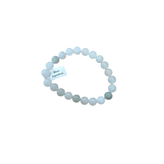 Unearthed Vibes Jewlery Buy Polished Blue Tianshan Bracelet - Elegant Healing Stone | Perfect Gift for Love and Wellness