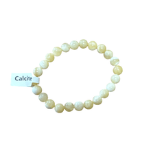  Unearthed Vibes Jewlery Buy Polished Calcite Bracelet - Elegant Healing Stone | Perfect Gift for Love and Wellness