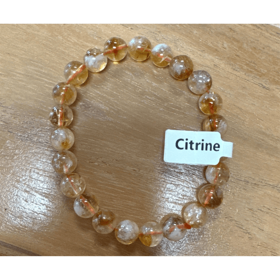 Unearthed Vibes Jewlery Buy Polished Citrine Bracelet - Elegant Healing Stone | Perfect Gift for Love and Wellness