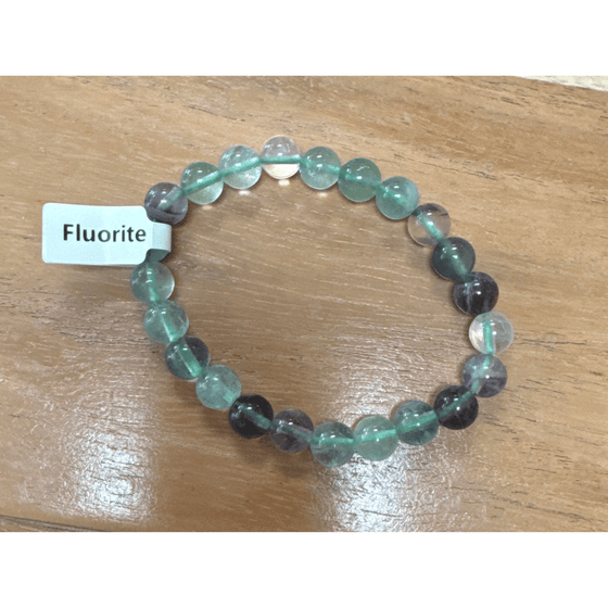 Unearthed Vibes Jewlery Buy Polished Fluorite Bracelet - Elegant Healing Stone | Perfect Gift for Love and Wellness