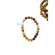  Unearthed Vibes Jewlery Buy Polished Mookaite Bracelet - Elegant Healing Stone | Perfect Gift for Love and Wellness