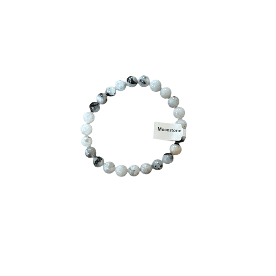 Unearthed Vibes Jewlery Buy Polished Moonstone Bracelet - Elegant Healing Stone | Perfect Gift for Love and Wellness