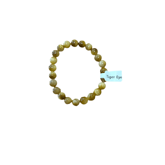 Unearthed Vibes Jewlery Buy Polished Tiger Eye Bracelet - Elegant Healing Stone | Perfect Gift for Love and Wellness