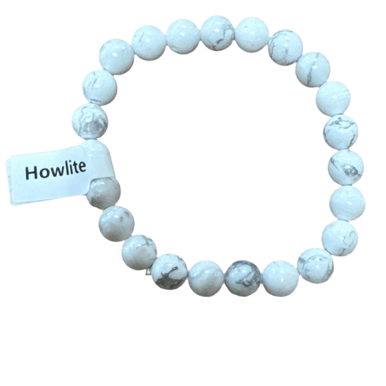 Unearthed Vibes Jewlery Howlite Bracelet - Elegant Healing Stone | Perfect Gift for Love and Wellness