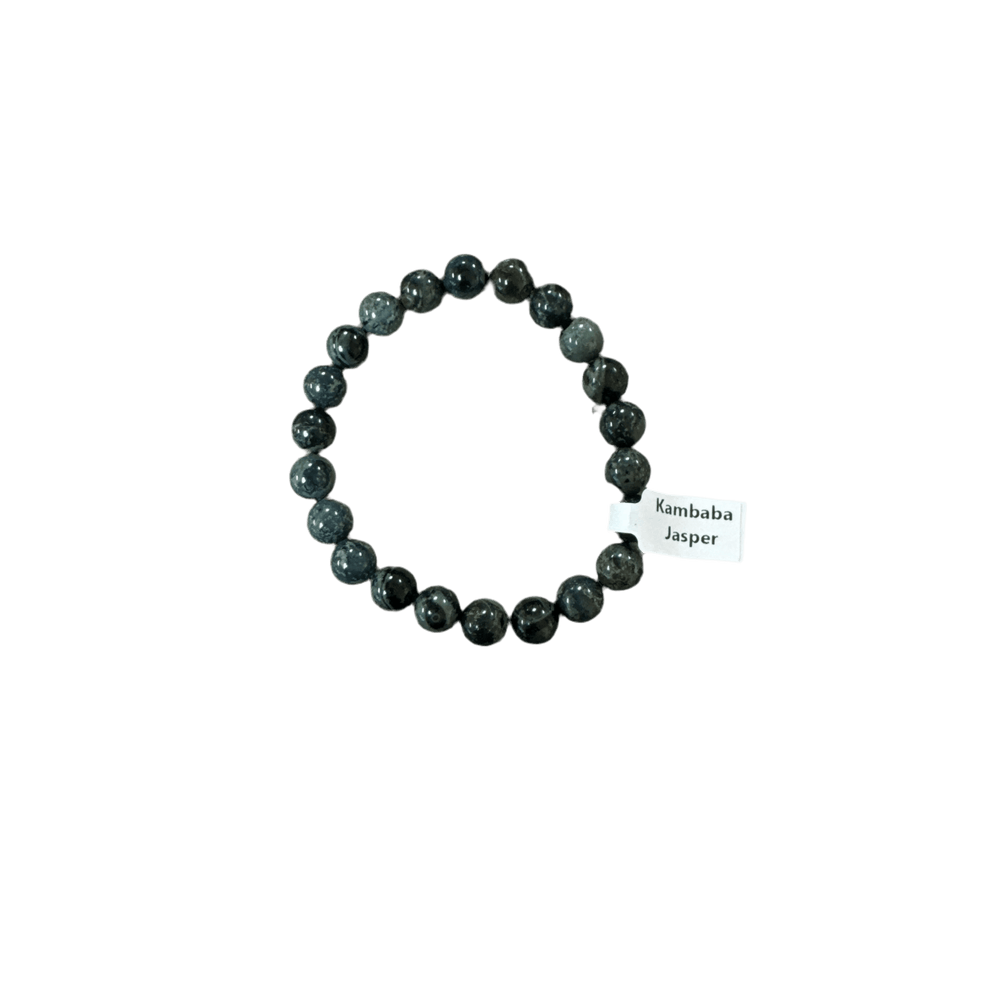 Unearthed Vibes Jewlery Kambaba Jasper Bracelet - Elegant Healing Stone | Perfect Gift for Love and Wellness