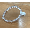 Unearthed Vibes Jewlery Polished Aura Clear Quartz Bracelet - Elegant Healing Stone | Perfect Gift for Love and Wellness