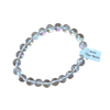 Unearthed Vibes Jewlery Polished Aura Clear Quartz Bracelet - Elegant Healing Stone | Perfect Gift for Love and Wellness