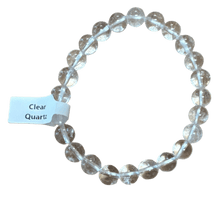  Unearthed Vibes Jewlery Polished Clear Quartz Bracelet - Elegant Healing Stone | Perfect Gift for Love and Wellness