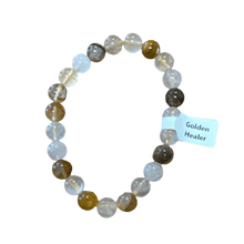  Unearthed Vibes Jewlery Polished Golden Healer Bracelet - Elegant Healing Stone | Perfect Gift for Love and Wellness