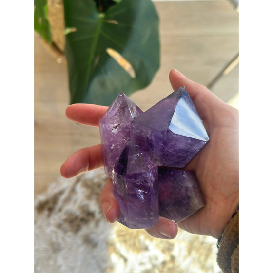 Unearthed Vibes  Polished Amethyst Cupcake – Crystal Healing & Decorative Stone 💜✨