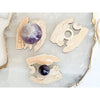 Unearthed Vibes Small Wood Sphere Stand – Elegant Display Holder for Crystals & Collectibles
