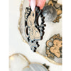 Unearthed Vibes Wood Sphere Stand – Butterfly | Crystal Ball & Gemstone Display Holder