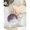 Unearthed Vibes Wood Sphere Stand – Mushroom Edition | Crystal Ball & Gemstone Display Holder