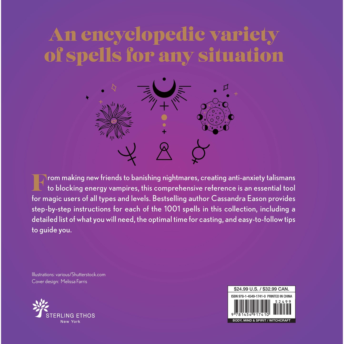 Union Square & Co. 1001 Spells by Cassandra Eason (Refreshed)