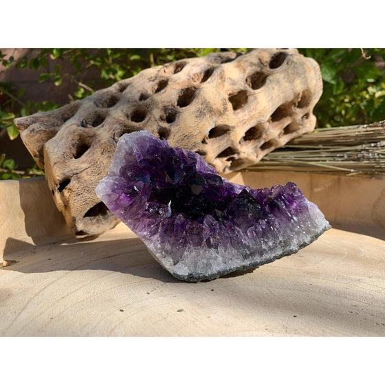 ETSY 8504 Amethyst 2 Raw (Large) Amethyst Base 1.2 lbs | Purple Grade A large amethyst | Amethyst base | Great gift