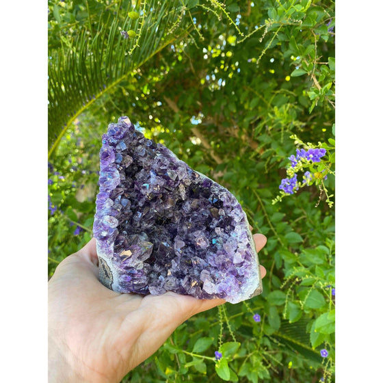 ETSY 8504 Amethyst 3 Raw (Large) Amethyst Base 1.75 to 2.1 lbs | Purple large amethyst | Amethyst base | Great gift