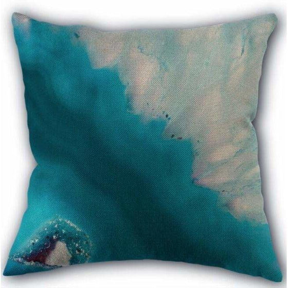 ETSY 8504 Blue Geode Pillow