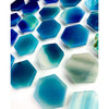 ETSY 8504 Blue/Turquoise Agate Hexagon Crystal Phone Stand