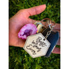 ETSY 8504 Custom Personalized Engraved Keychain