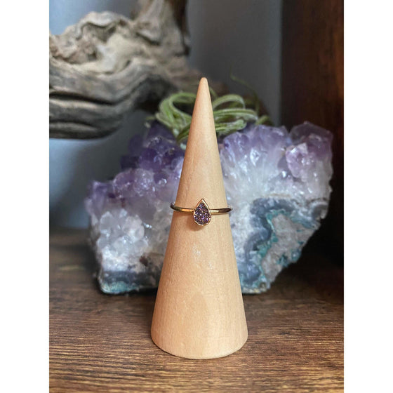 ETSY 8504 Druzy Ring | One Size