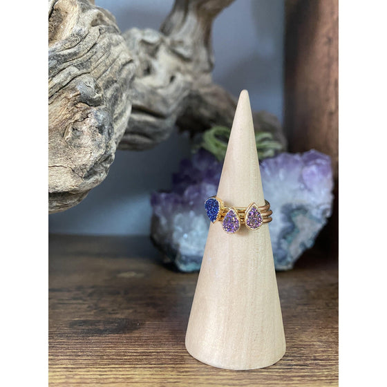 ETSY 8504 Druzy Ring | One Size