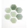 ETSY 8504 Green Aventurine Hexagon Crystal Phone Stand