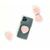 ETSY 8504 Light Pink Rose Quartz Heart Crystal Phone Stand