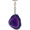 ETSY 8504 Purple Agate Keychain